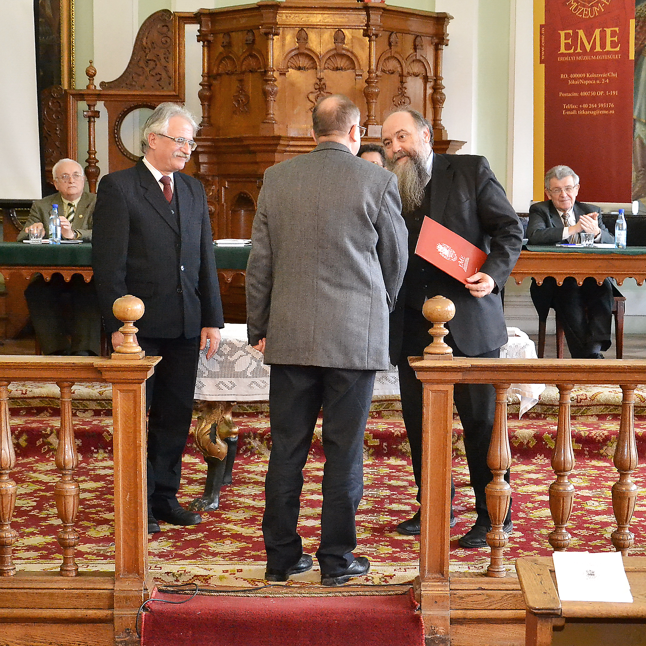 2013. április 6, Entz Géza díj átadása Benkő Eleknek
